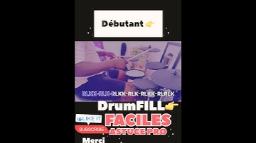 Drum Fill 🔥 Astuce Batterie Débutant PRO en 30s ! #Shorts #Drums #music #musician 🤯
