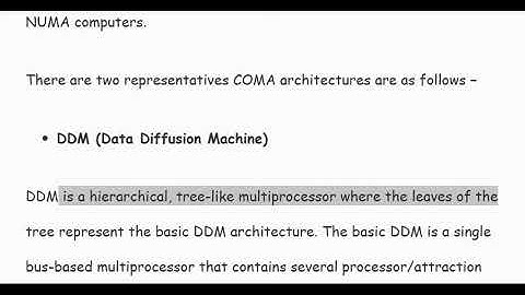 What is Cache only memory architecture COMA? Cache only memory architecture  explained