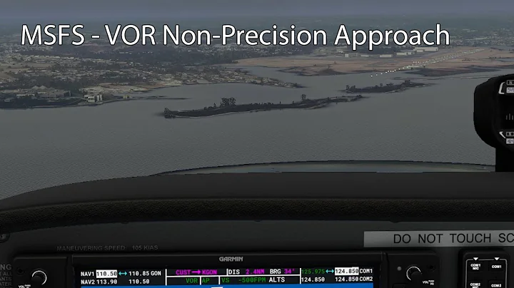 MSFS - VOR Non-precision Approach