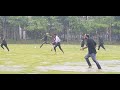 Football in the rain