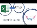 Excel to LaTeX conversion in Tamil Table creation in Latex Table in LaTeX Create Table in LaTeX