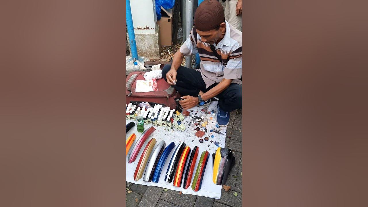 Cat pewarna ajaib sekali oles #shorts