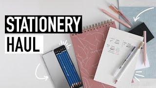 STATIONERY HAUL | cute finds from muji, staples, indigo + more!