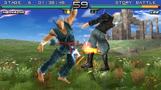 [TAS] Tekken 5 - Dark Resurrection - Heihachi Mishima (PSP)