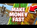 MAKE MONEY FAST FOR BEGINNERS!!!(Cubecraft Skyblock MCPE)(EP:2)