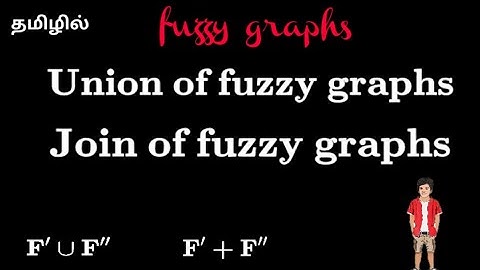 fuzzy graphs | Union and join of fuzzy graphs | @17matboy