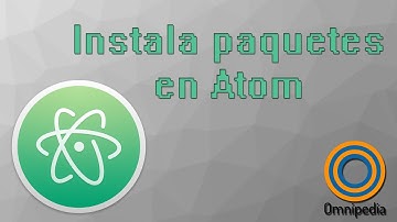 Instala paquetes en Atom