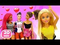 ¿Por qué Barbie está celosa? Las aventuras de Barbie y Ken. Vídeos para niñas.