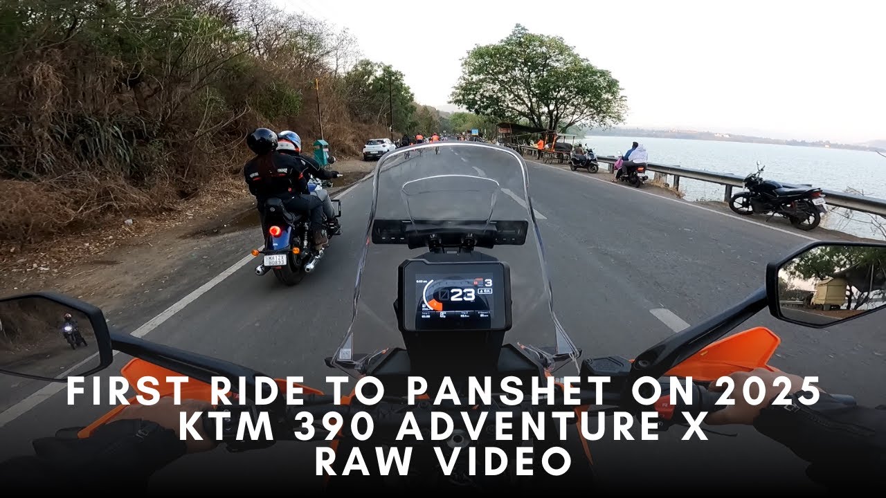 First Ride To Panshet on 2025 KTM 390 Adventure X | Raw Video | #soulmachineriders #ktm390adventure