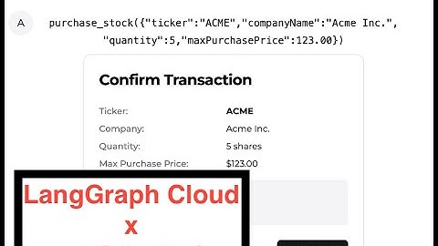 Build stateful conversational AI agents with LangGraph and assistant-ui