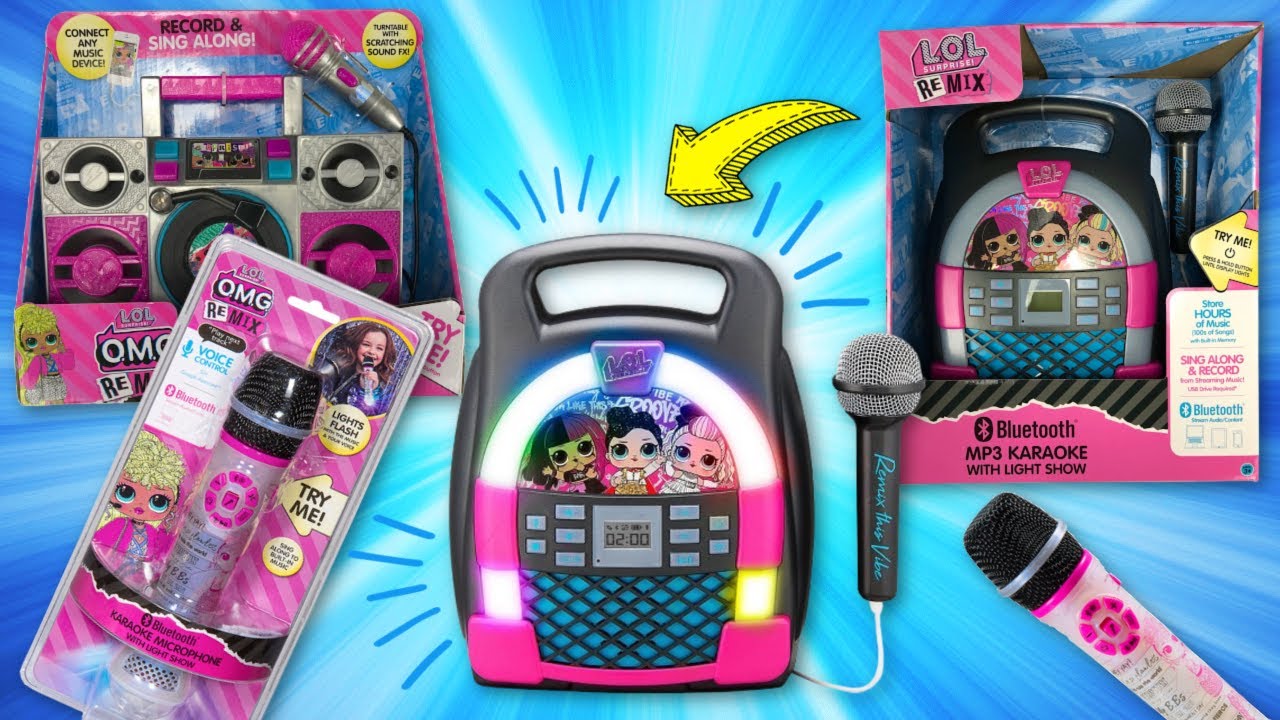 LOL Surprise Bluetooth Karaoke Machine for Kids