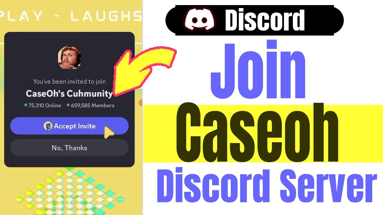 How to Join Caseoh Discord Server on Mobile - YouTube