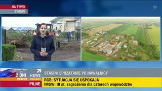 Polsat News Dron Stasin 24.05.2019 Godzina 9