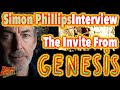 A Genesis Invite for Simon Phillips & He Talks "Smallcreeps Day" by Mike Rutherford