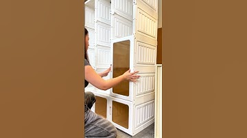 ANTBOX Portable Wardrobe – Sleek Design Meets Practical Storage, Perfect for Any Home Style!