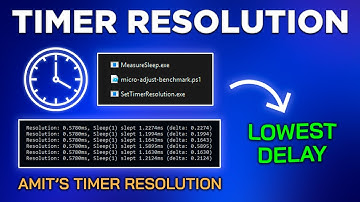 How to PROPERLY Setup Timer Resolution for LOWEST DELAY! ⏲️🔧 (Amit