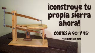 TUTORIAL ¿COMO HACER UNA SIERRA DE MARQUETERÍA? / HOW TO MAKE A MARQUETRY SAW?