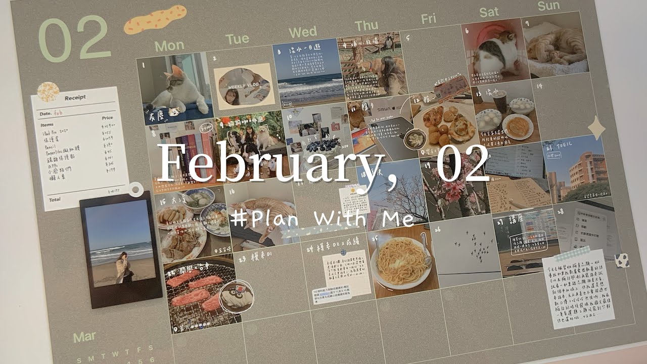 Plan With Me // iPad Journal | February | Digital Journal | 電子手帳 // Vlog009