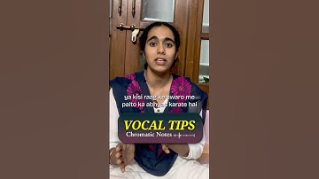 Vocal Tips to Sing Chromatic Notes with Confidence 🎶