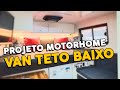 Voc vai se surpreender com esse motorhome de teto baixo  projeto de motorhome