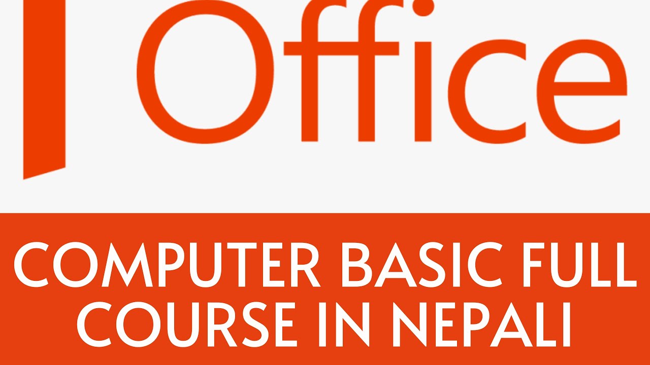 Computer Basic Full Course In Nepali Part 1 - YouTube