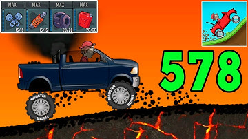 Hill Climb Racing - SUPER DIESEL 4X4 in VOLCANO - Gameplay Walkthrough Part 578 (Android,iOS)