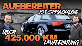 425000 KM Audi RS4 B7 - LACKIEREN oder POLIEREN Der PROFI muss ran!