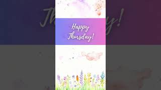 Happy Thursday Animated Greeting Card #shorts