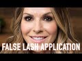 How to Apply False Lashes for Beginners