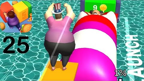 Fat Pusher - Gameplay All Levels #25