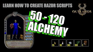 UO Outlands - Complete Alchemy Script from 50 to 120