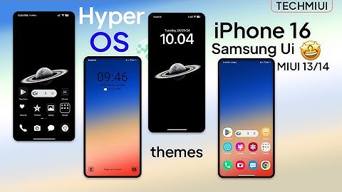 Xiaomi HyperOS & MIUI Convert iPhone16 Customisation - iOS Themes Redmi Poco Device