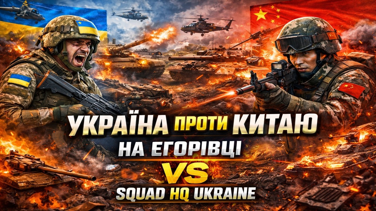 УКРАЇНА ПРОТИ КИТАЮ НА ЄГОРІВЦІ | SQUAD HQ UKRAINE