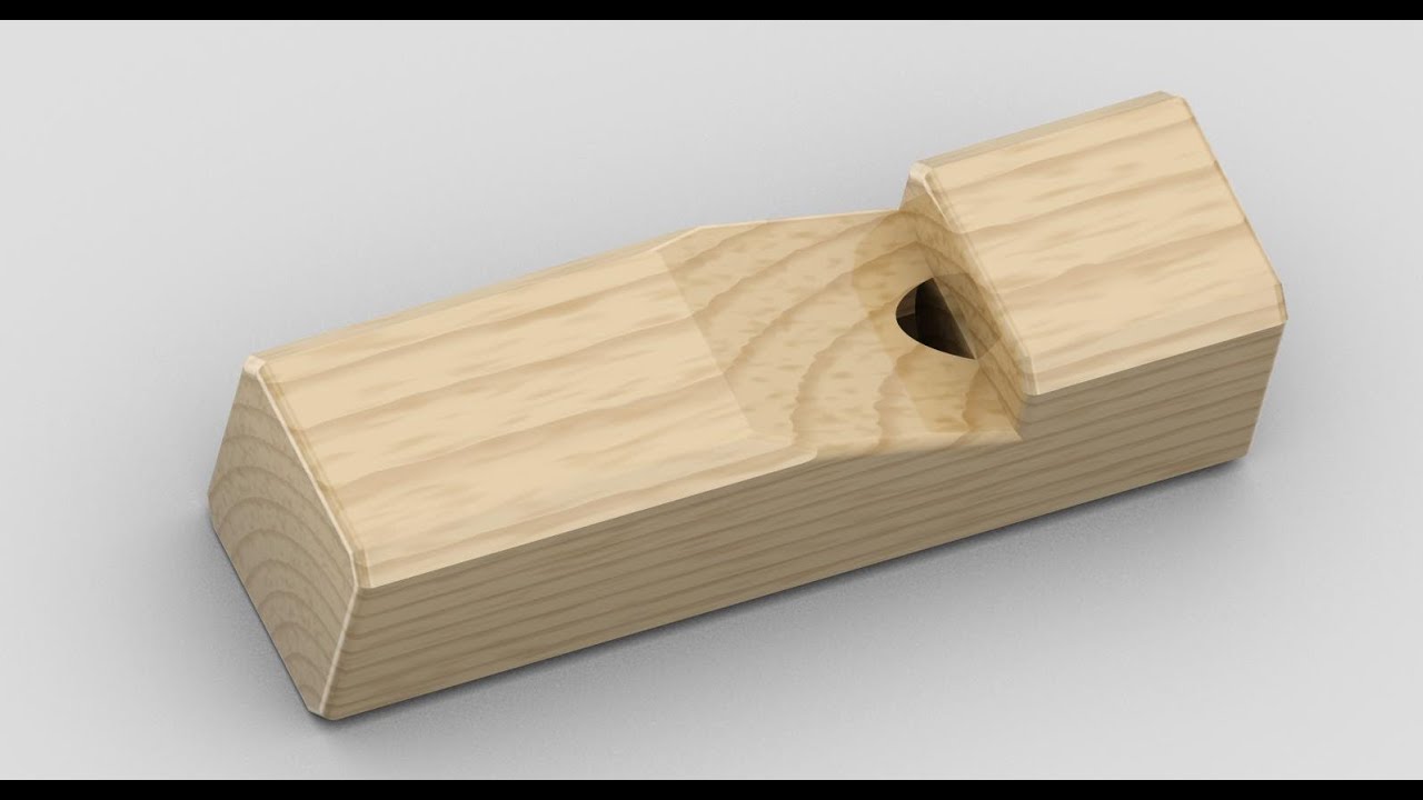 Creo 2 Basic Tutorial - Modelling and rendering a Whistle