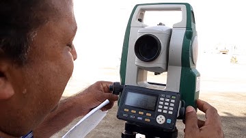 how to check total station error
