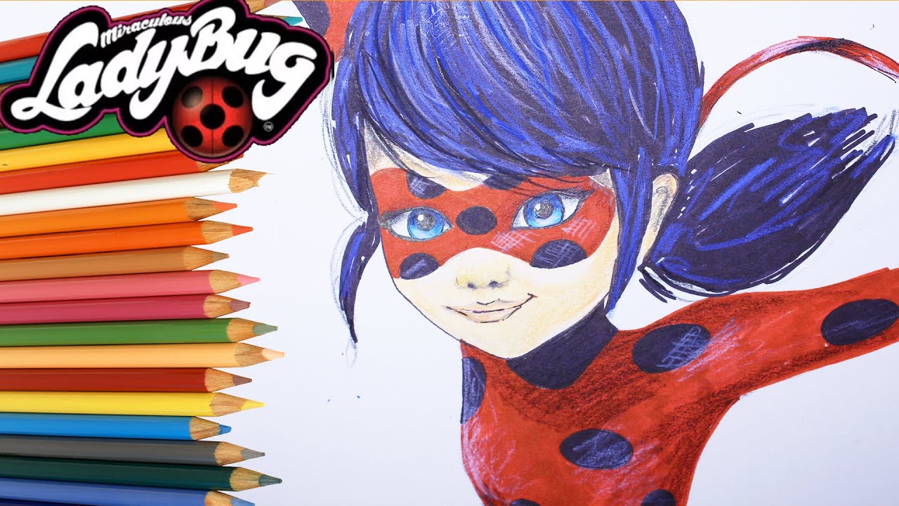Miraculous Ladybug Drawing Painting Coloring | Boyaboya - YouTube