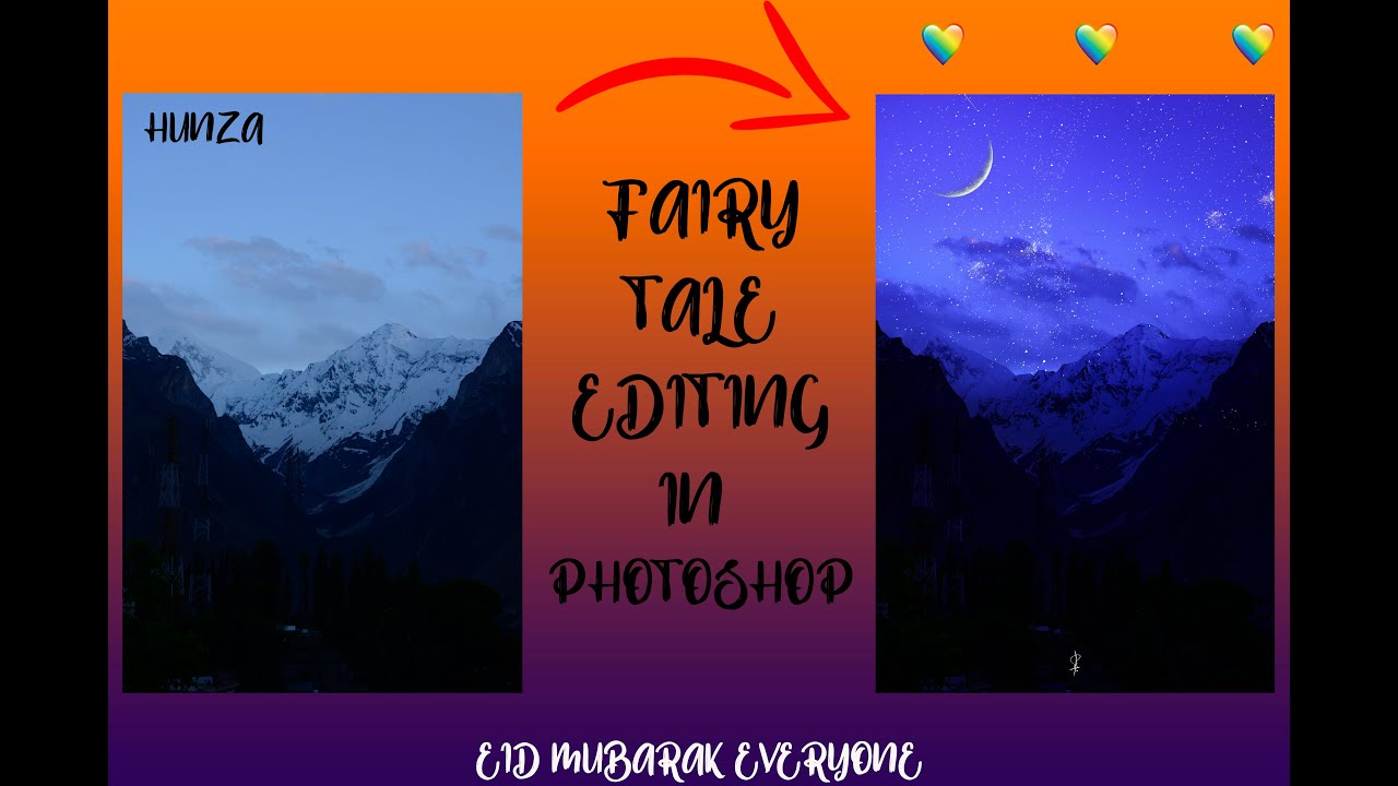Fairy Tale Editing in Photoshop | 100 Subscriber Special | Eid Special ...