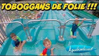 TOBOGGANS DE FOLIE À AQUABOULEVARD !!!