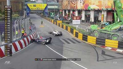 Crash - F3 Macau Grand Prix - Q1 - Max Fewtrell