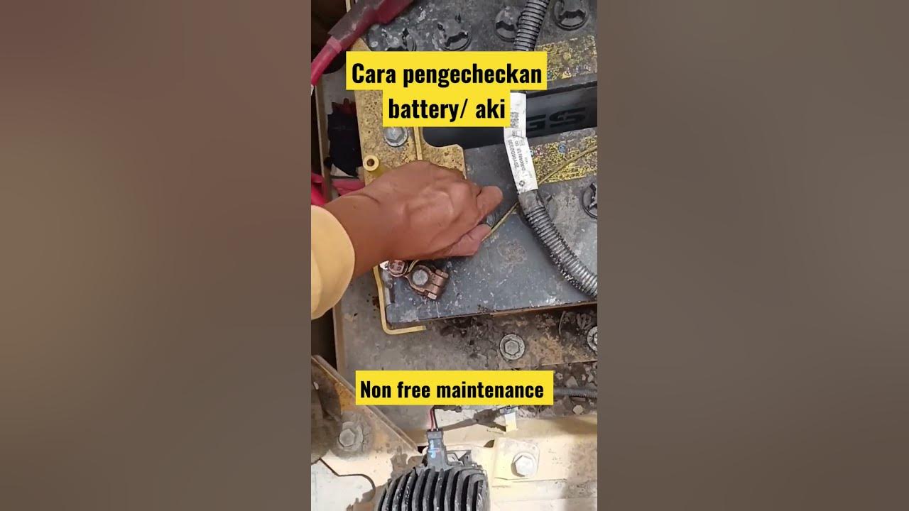 cara pengecheckan battery / aki #shorts #short #maintenance #akimobil #