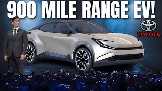 Toyota CEO Announces NEW EV With 900 Mile Range \& SHOCKS The Entire Car World!
