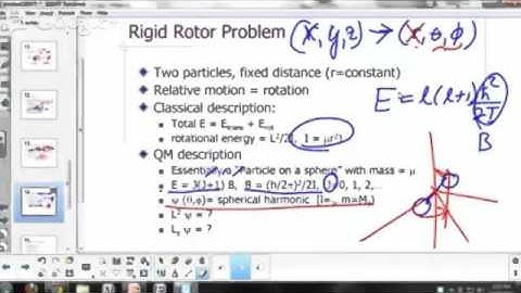 16  10 Two Particle Problem   Application   rigid  rotor 09m 11s