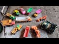 JCB & 4 Tractors Heavy Rescue Mission! Tata Truck, Volvo & BharatBenz Trapped in River | CS Toy