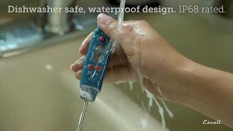 Escali DHP3 Waterproof Digital Thermometer Highlight