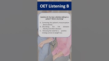 Listening test/ OET Part "B"