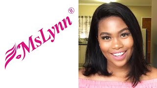 The Best Natural Looking Hairline Short Bob Ft MsLynn Hair Company | Vlogmas Day 13