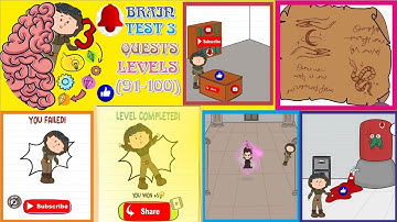 Brain Test3 Quests Level 91-100
