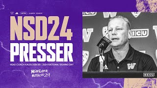Head Coach Kalen DeBoer Press Conference: National Signing Day