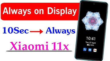 How to Fix Mi 11x Always on Display Problem | Mi 11x Always on Display Not Working