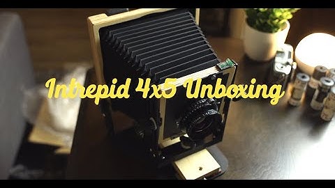 Intrepid 4X5 Unboxing! #Intrepid4x5 #largeformatphotography #largeformat #photography